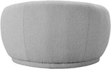 Hyde Contemporary Chair - Plush Rounded Back in Soft Boucle Upholstery for Stylish Living Spaces