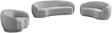 Hyde Contemporary Loveseat with Chic Rounded Back, Plush Comfort, and Stylish Modern Design
