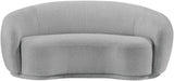 Hyde Contemporary Loveseat with Chic Rounded Back, Plush Comfort, and Stylish Modern Design