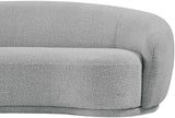 Hyde Contemporary Loveseat with Chic Rounded Back, Plush Comfort, and Stylish Modern Design