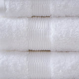 100% Egyptian Cotton 6-Piece Towel Set, White