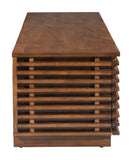 Linea Wide Entertainment Stand Walnut