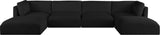 Ease Modular Sofa - Contemporary Plush Fabric Sectional for Customizable Living Room Comfort