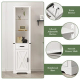 Wholesale 75'' Tall Storage Cabinet with LED Light