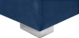 Presley Contemporary 3pc. Sectional with Deep Tufting & Gold Chrome Legs for Luxurious Comfort