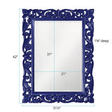 Chateau Mirror - Glossy Navy