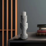 Modern Clarinda Marble Candle Holder- Tall