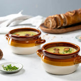 Kook Puebla Ceramic French Onion Crocks Set of 4