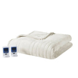 App-Enabled Heated Blanket with Alexa/Google Home, Ivory