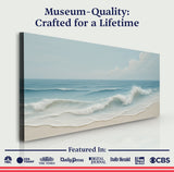 Serene Ocean Wave Coastal Wall Art VIII