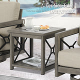 Marindo 3 Pieces Aluminum Patio Bistro Set with Sunbrella® Cushions