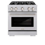 ZLINE 30" Select Gas Range Convection Gas Oven Stainless Steel HGR30
