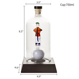 Golfer Decanter Whiskey Decanter - The Wine Savant (750ml Decanter)
