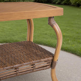 Arcadia 2 Piece Swivel Lounge Chair and End Table