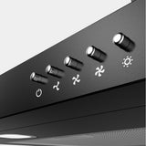 CIARRA 30 Inch Wall Mount Range Hood Black Stove Hood with 3-speed Extraction CAB75206P-OW