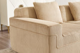 MARTHA 117" 3-Seater Sofa with 2 Ottomans