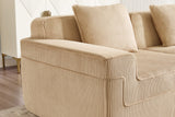 MARTHA 81" Loveseat with 1 Ottoman