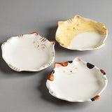 Cute Ceramic Cat Bowl Fruit & Salad Plate