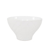 White Harlequin Earnware Pot- Large