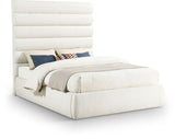Adam - Boucle Fabric Bed With 70.5" Headboard