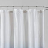 Embossed Ombre Shower Curtain Modern Bathroom Decor, Blue