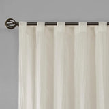 Wholesale Crushed Sheer Window Panel Pair (2), White