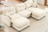 MOLLY 107" 3 Seater with 2 Ottomans