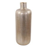 Etched Crossways Short Neck Bottle Vase- Large