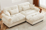 CLOUDIES 94" Loveseat with 1 Ottoman