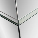 Clear Mirrored Pedestal Short