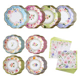Tea Time Party Tableware Set for 16 Guests