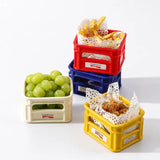 Creative Ceramic Snack Tray Crate Bowl