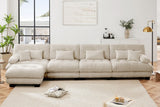 CLOUDIES 173" 4 Seater Sofa with 1 Ottoman