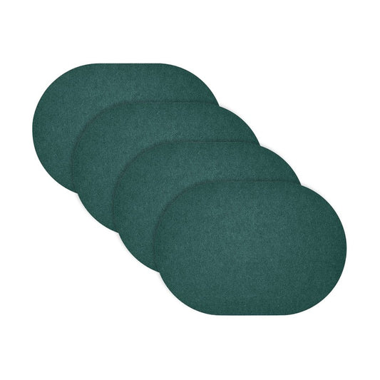 Loft Felt Forest Placemat - Oval 13.3x16.5"- Set of 4