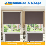 10' W X 8' H Outdoor Roller Shade with 95% Uv Protection