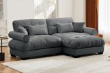 CLOUDIES 94" Loveseat with 1 Ottoman