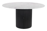 Izola Dining Table White & Black