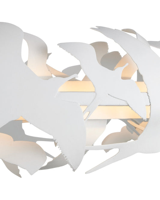 Tijereta White Chandelier