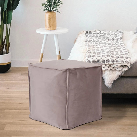 Square Pouf Bella Ash