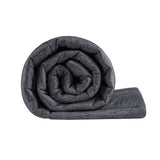 Oversized Jersey Knit Down Alternative Comforter, Black
