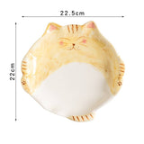 Cute Ceramic Cat Bowl Fruit & Salad Plate
