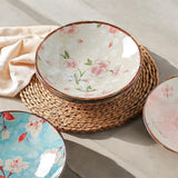 Ceramic Floral Design Dinner Plate Set