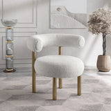 Bordeaux - Boucle Fabric Accent Chair