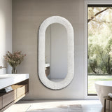 Coralline Oversized Oval Mirror