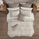Gold Thread Damask 12-Piece Complete Comforter Set
