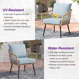 Wholesale 2‑Pack Deep‑Seat Patio Cushions with Removable Covers