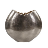 Baniff Jagged Edged Disc Vase- Medium