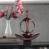 Abstract Yoga Silhouette Sculpture