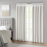 Twist Tab (Max Blackout) Window Panel, Off White