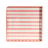 Soho Pink Stripe Tray